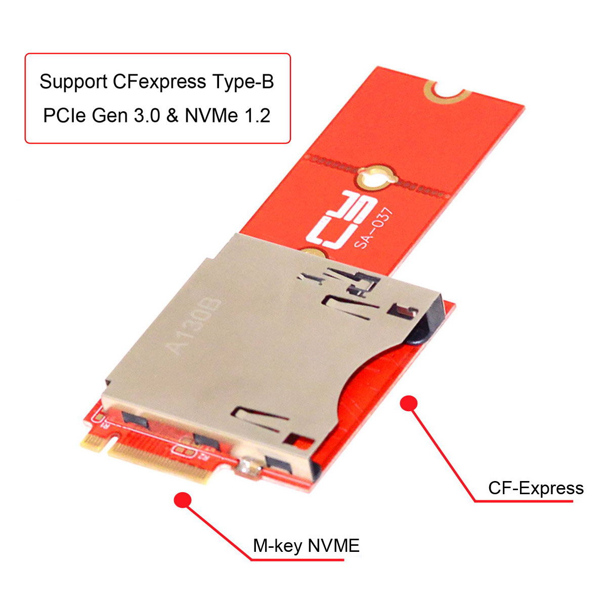 CF Express to NGFF M.2 NVMe   Ȯ  M2 M-key for CFE Type-B  R5 Z6 Z7 ޸ ī